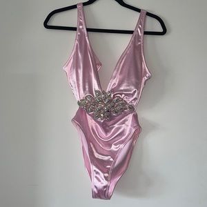 M One-Piece Pink Bikini